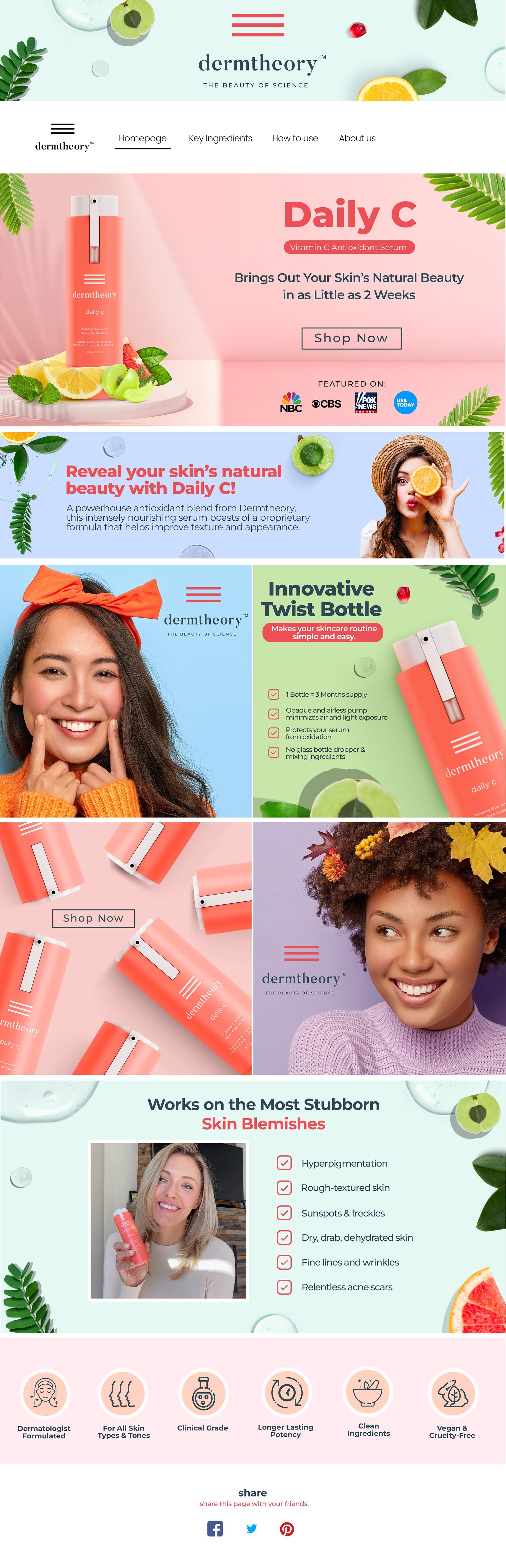 Dermtheory Storefront Mockup