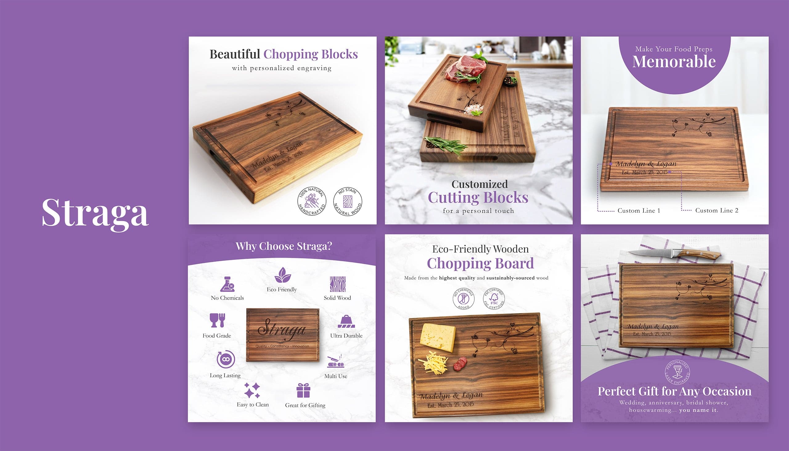 Straga Cutting Board